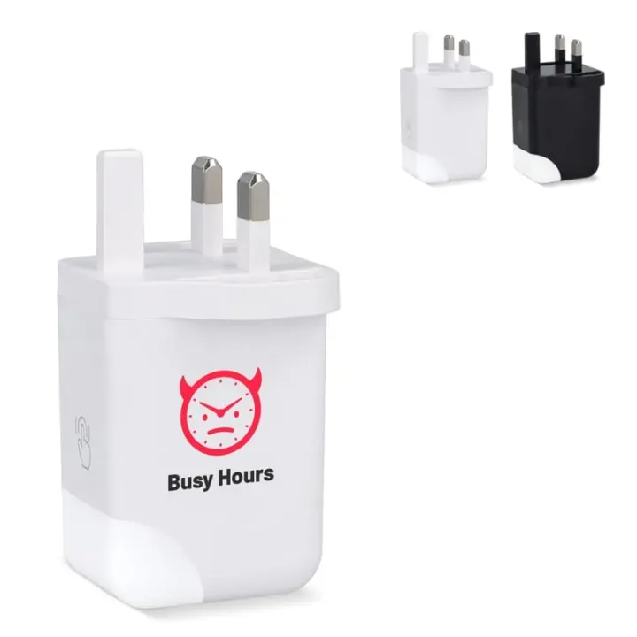 Xoopar ICE-G 65W GaN Power Adapter with UK Plug - LT41030 (gadzety reklamowe)